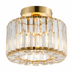 Rackhams Crystal Mount Ceiling Light - Black - thumbnail 6