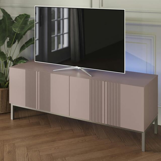 Rackhams Frank Olsen Iona 1500 Tv Cabinet - Mulberry - image 1