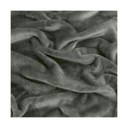 Rackhams Harrow Fleece Throw - Charcoal - 140cm x 180cm - Charcoal - 100% Polyester - thumbnail 3