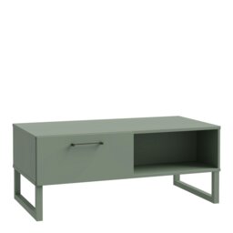 Rackhams Sali 1 Drawer Coffee Table in Sage Green - Green - Green - 57.2