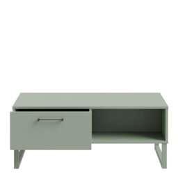 Rackhams Sali 1 Drawer Coffee Table in Sage Green - Green - Green - 57.2 - thumbnail 4