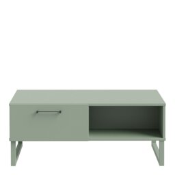 Rackhams Sali 1 Drawer Coffee Table in Sage Green - Green - Green - 57.2 - thumbnail 2