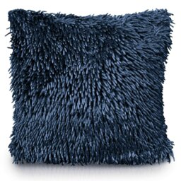 Rackhams Shaggy Chenille Cushion - 43cm x 43cm - Orange - thumbnail 2