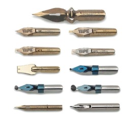 Rackhams Dip Pen Student Artist Nib & Pen Holder Set in Selection Box - thumbnail 2