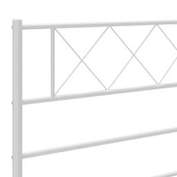 Rackhams Metal Headboard White 187x90 cm - thumbnail 6