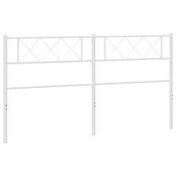 Rackhams Metal Headboard White 187x90 cm - thumbnail 2