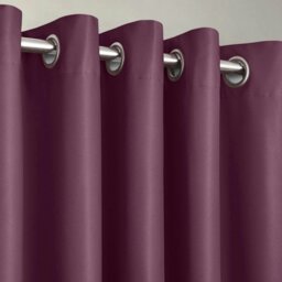 Rackhams Manhattan Thermal Blackout Ready Made Eyelet Curtains - 112cm x 137cm - Pink - thumbnail 4