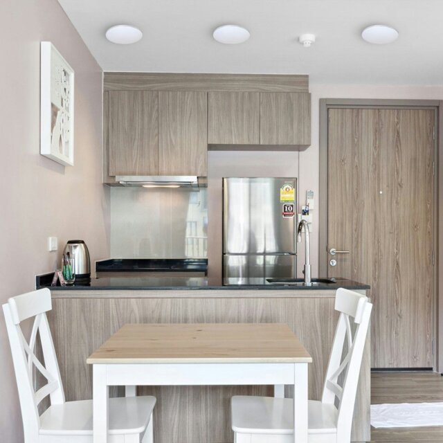 Rackhams Bravo 10W 26CM LED Ceiling Or Wall Lamp Stylish And Durable IP44 Suitable For Kitchens Bathrooms Or Outdoor Settings - image 1