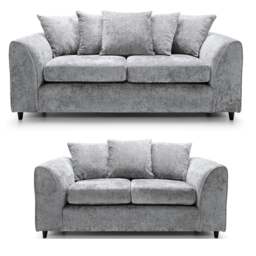 Rackhams Monaco Chenille Fabric Sofa Suite - Beige - thumbnail 6