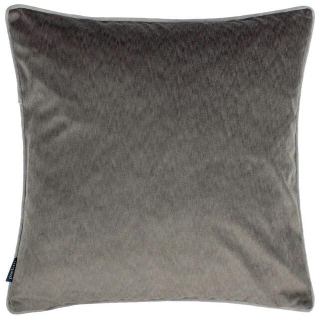 Rackhams Torto Velvet Rectangular Cushion Cover - Charcoal/Silver - 50cm x 50cm - Charcoal/Silver - 100% Polyester - image 1