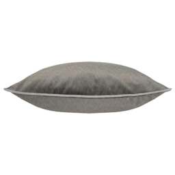 Rackhams Torto Velvet Rectangular Cushion Cover - Charcoal/Silver - 50cm x 50cm - Charcoal/Silver - 100% Polyester - thumbnail 3