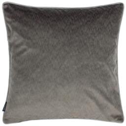 Rackhams Torto Velvet Rectangular Cushion Cover - Charcoal/Silver - 50cm x 50cm - Charcoal/Silver - 100% Polyester