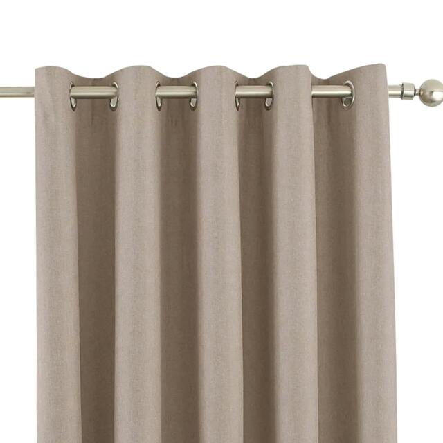 Rackhams Eclipse Blackout Eyelet Curtains - Natural