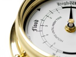 Rackhams Handmade Solid Brass Tide Clock - thumbnail 3