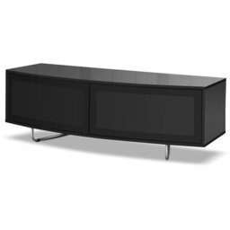 "Rackhams Caru Gloss Black Beam-Thru Remote Friendly Super-Contemporary ""D"" Shape Design 32""-65"" LED/OLED/LCD TV Cabinet" - thumbnail 6