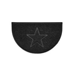 Rackhams Star Embossed Halfmoon Indoor/Sheltered Outdoor Spaghetti Doormat - Pink - thumbnail 3