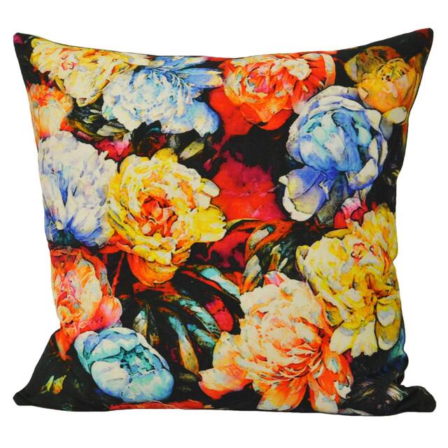 Rackhams Chaumont Floral Cushion Cover - Multi - 30x50cm - Multi - 100% Cotton