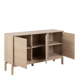 Rackhams Linley 3 Door Sideboard in White Oak - White Oak - 135.4 - 1 - thumbnail 4