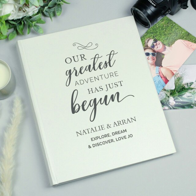 Rackhams Personalised Our Greatest Adventure Traditional Photo Album - image 1