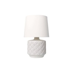 Rackhams Mara White Ceramic Table Lamp - thumbnail 3