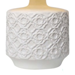 Rackhams Mara White Ceramic Table Lamp - thumbnail 6