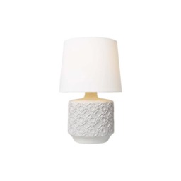 Rackhams Mara White Ceramic Table Lamp - thumbnail 4