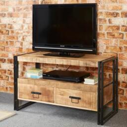Rackhams Herica Industrial Mintis TV Cabinet - 102 cm - 60 cm - Wood - thumbnail 3