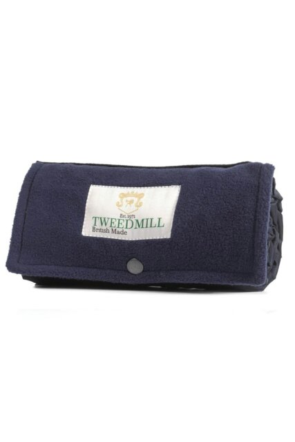 Rackhams Tweedmill Wool Picnic Rug Walker Companion - Navy