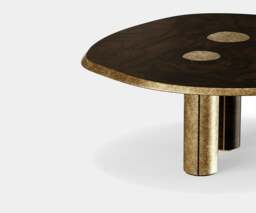 Rackhams Quiver Dining Table: Masterpiece & Iconic with Hammered Aged Brass - thumbnail 2