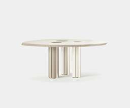 Rackhams Quiver Dining Table: Masterpiece & Iconic with Hammered Aged Brass - thumbnail 1