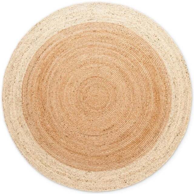 Rackhams Jutta Natural Round Jute Cream Rug - Ø 160 cm - image 1