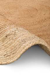 Rackhams Jutta Natural Round Jute Cream Rug - Ø 160 cm - thumbnail 3