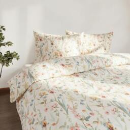 Rackhams Studio Edition Spring Meadow Pearl Duvet Cover Set - Single - thumbnail 1