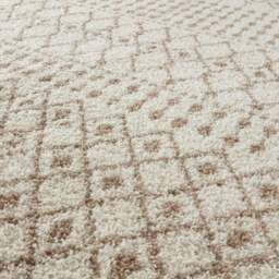 Rackhams Moroccan Ivory Beige Shaggy Rug - 1030 - 120X120 cm - thumbnail 3