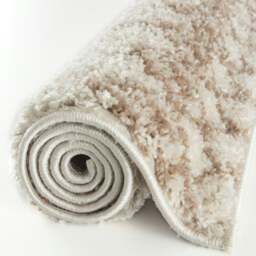 Rackhams Moroccan Ivory Beige Shaggy Rug - 1030 - 120X120 cm - thumbnail 6