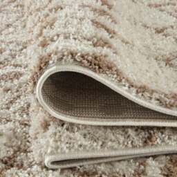Rackhams Moroccan Ivory Beige Shaggy Rug - 1030 - 120X120 cm - thumbnail 4