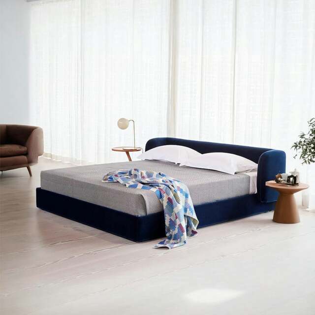 Rackhams Heloise King Size Bed, Super King Size, Velvet - Super King Size - image 1