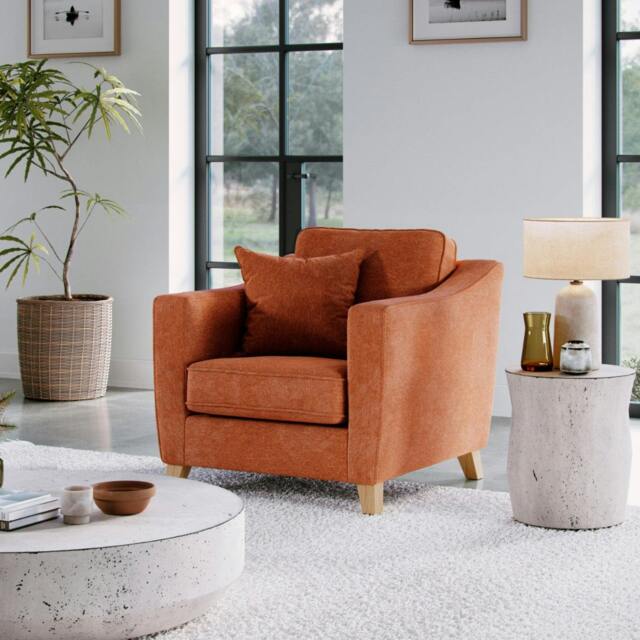 Rackhams The Elton Armchair - Terracota - image 1