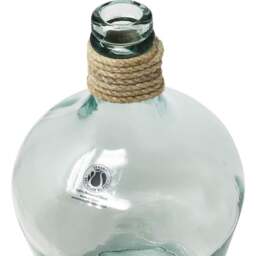 Rackhams Hemp - Carafe Vase - Recycled Glass - 1 - Clear - thumbnail 3