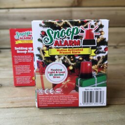 Rackhams Motion Activated Christmas Present Snoop Alarm With A Flashing Light And 90 Decibel Siren