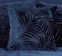 Rackhams Paloma Duvet Cover Set - Navy - Super King - thumbnail 2
