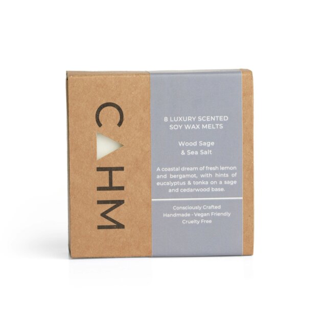 Rackhams Wood Sage & Sea Salt Wax Melt Box - image 1