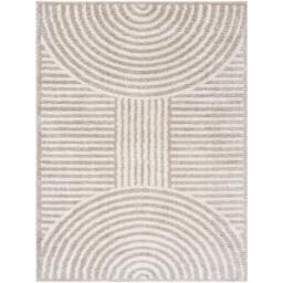 Rackhams Fossay Shag-Washable Beige Grey Modern High Pile Rug - 140 x 200 cm - thumbnail 2