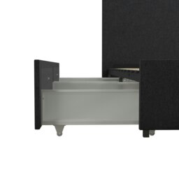 Rackhams Kelly Bed with Storage Fabric Dark Grey - Single - thumbnail 3
