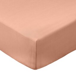 Rackhams 200 Thread Count Cotton Percale Extra Deep Fitted Sheet - Orange - Super King - thumbnail 5