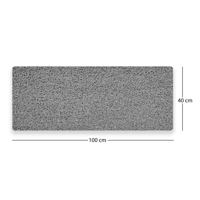 Rackhams Spaghetti Anti Slip Shower/Bath Mat - Rectangular 100x40cm - image 1