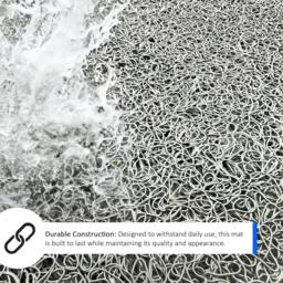 Rackhams Spaghetti Anti Slip Shower/Bath Mat - Rectangular 100x40cm - thumbnail 5