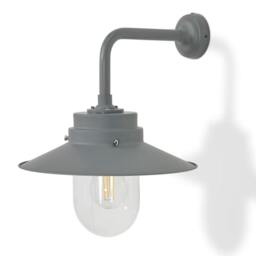 Rackhams HMS Belfast Inspired Deck Light - Exterior Wall Lighting - Charcoal - Aluminium/Glass - H37.7 x W37.7 x D32.2cm, 0.886 kg - thumbnail 3