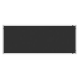 Rackhams Modern Silver Metal Rectangle Frame Leaner Mirror 200cm x 100cm - Silver - thumbnail 4
