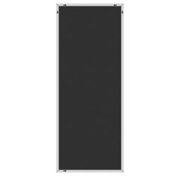Rackhams Modern Silver Metal Rectangle Frame Leaner Mirror 200cm x 100cm - Silver - thumbnail 3